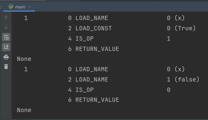 Python "is not True" same as "is False"?