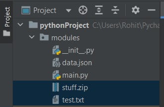 Python zipfile extract