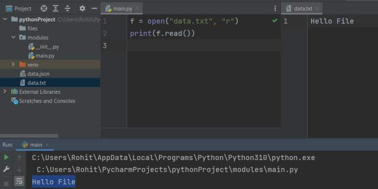 Python open() function
