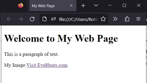 How to create web page using HTML