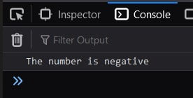 JavaScript conditional statement