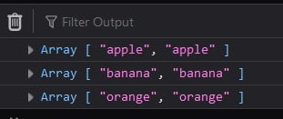 JavaScript set entries() Method