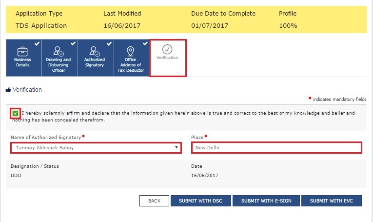 Step by Step Guide for Registration as a Tax Deductor on the GST Portal TDS 7