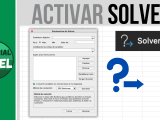 Activar Solver Tutorial Excel