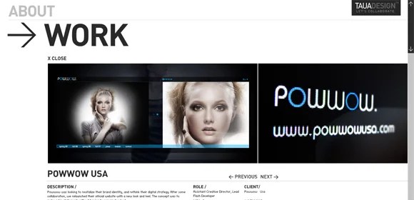 Tauadesign.com 12 Fresh and Inspirational Portfolios - Inspirational Work 10