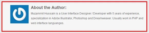 Add About Author Under Each Post – WordPress 5