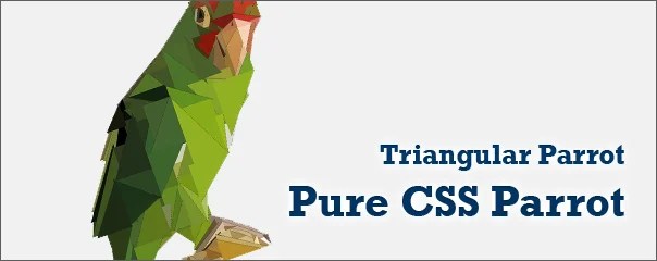 Triangular Parrot Draw basic shapes - CSS3 tips and tricks 15
