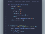 Python Program To Convert Decimal To Hexadecimal Using While Loop
