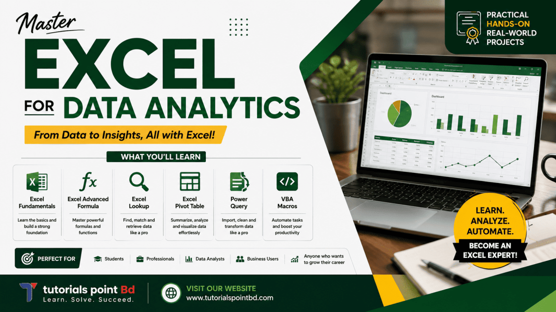 Excel for Data Analytics
