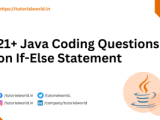 35 Java Programing Questions On Array Tutorial World