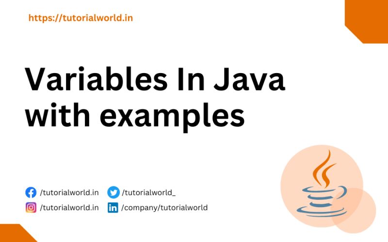 Java Variables And Their Types With Examples - Ocean Illustration Collection - 8K Quality
