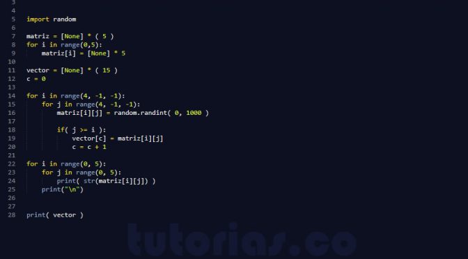 Arrays Python La Triangular Superior Tutorias Co - Modern HD Space Illustrations | Free Download