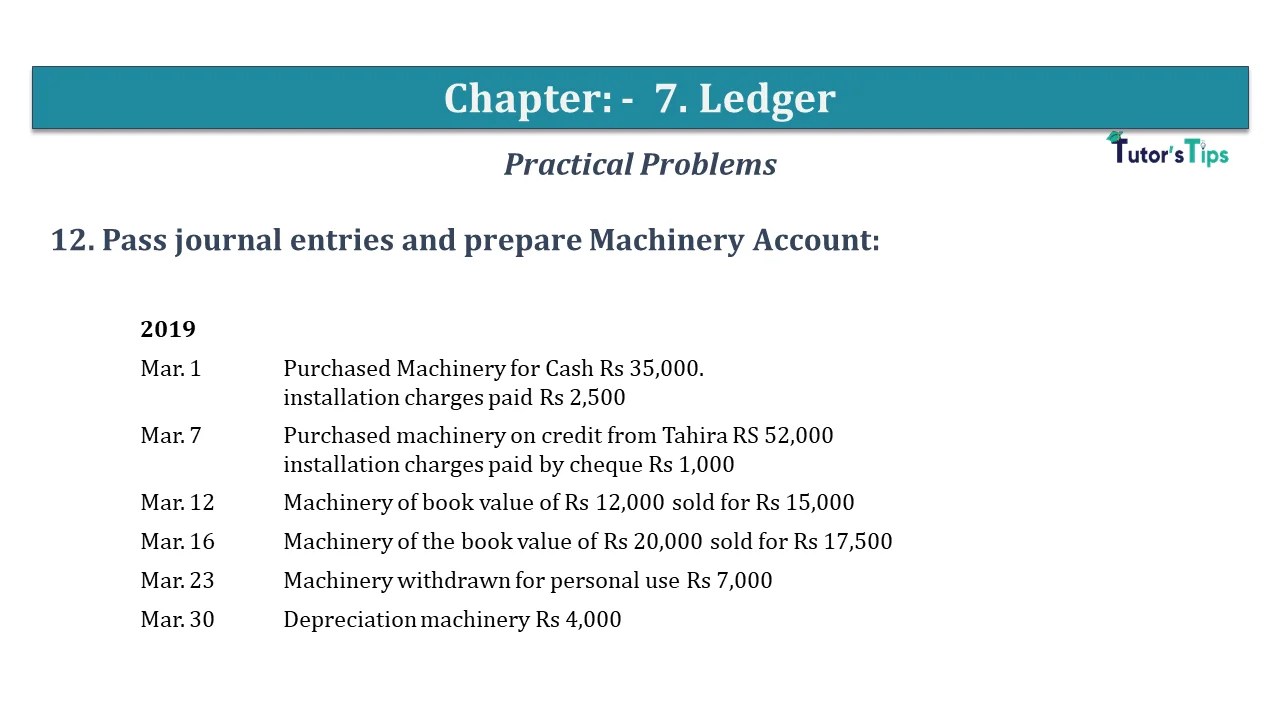 Question No 12 Chapter No 7 - USHA Publication 11 Class – Tutor&rsquo;s Tips