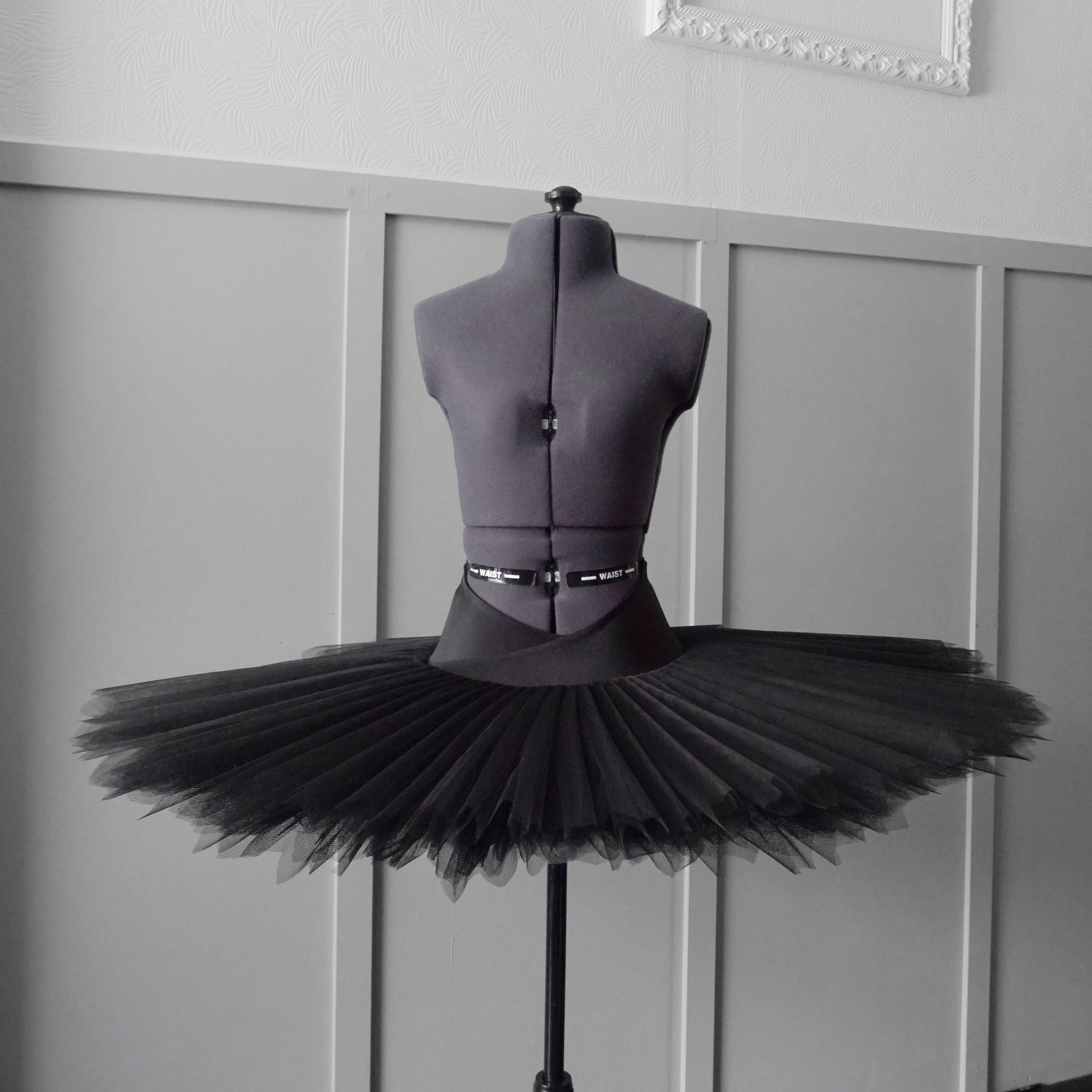 Rehearsal Tutu -Girls and Ladies Sizes - Black and White In Stock — Shop at