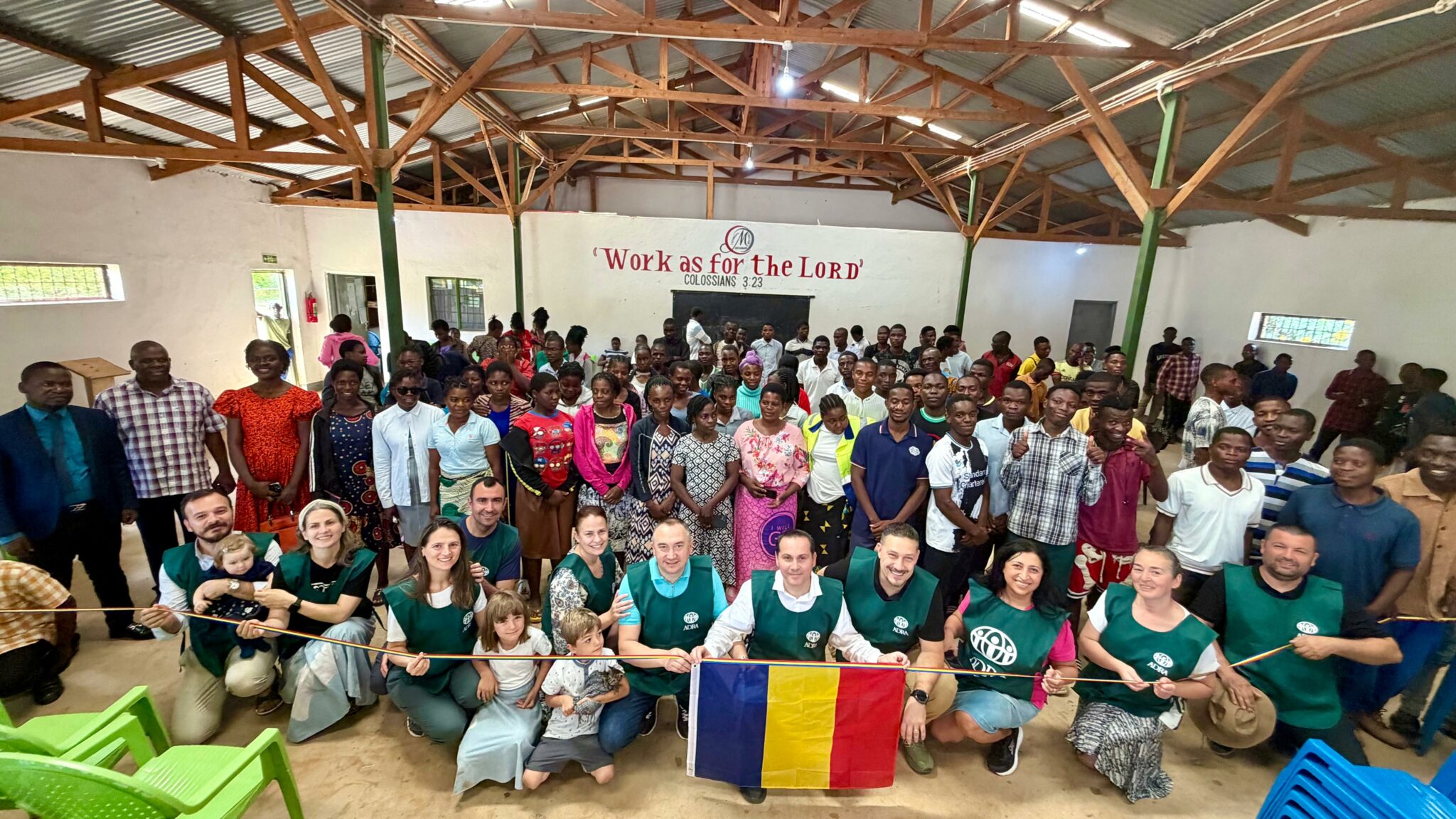 Misiune ADRA îndeplinită cu succes în Malawi: 1 Dumnezeu, 1 cabinet stomatologic înființat, 6 sponsori cu inimă mare, 8 parteneri, 9 voluntari implicați, 405 pachete distribuite, 2.289 persoane asistate, 3.645 kg de alimente și produse de igienă distribuite, peste 40.000 euro investiți