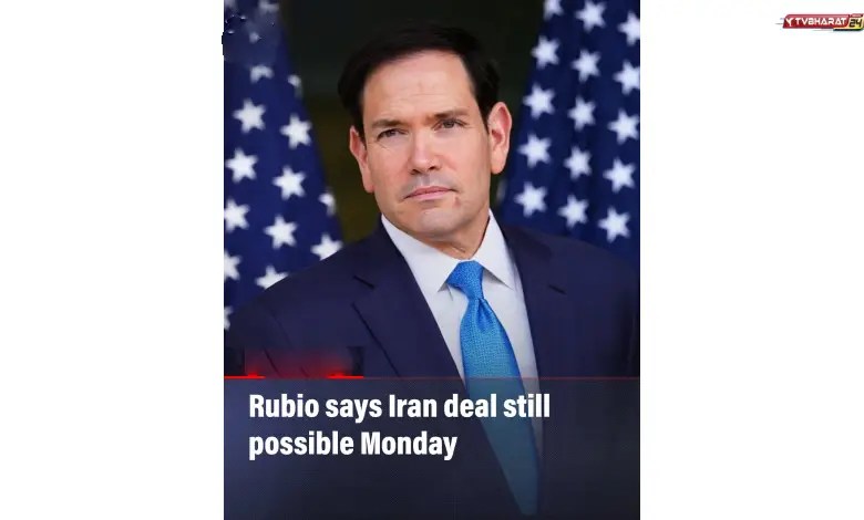 Rubio says U.S.-Iran deal could happen today.