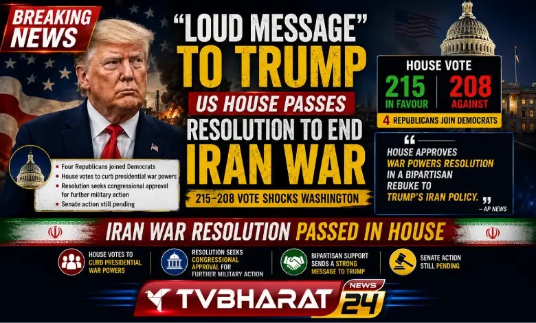 "Loud Message To Trump": US House Passes Resolution To End Iran War
