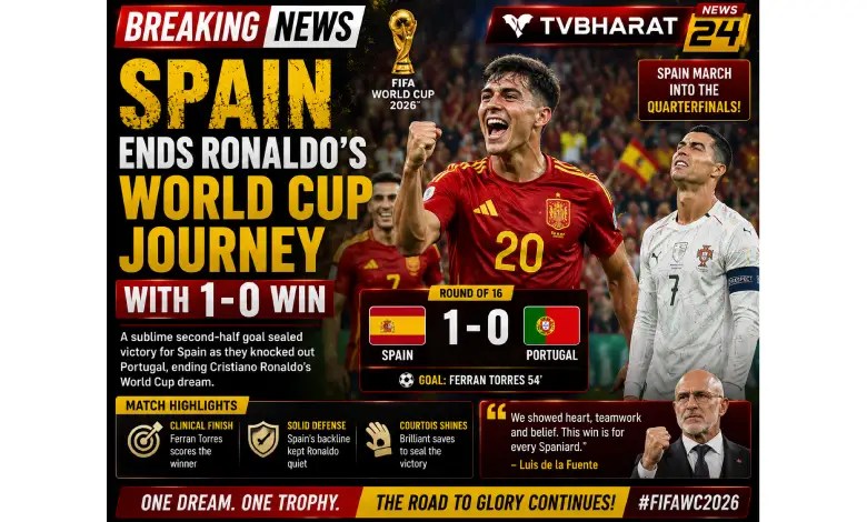 FIFA WC: Spain ends Ronaldo’s World Cup journey with 1-0 win