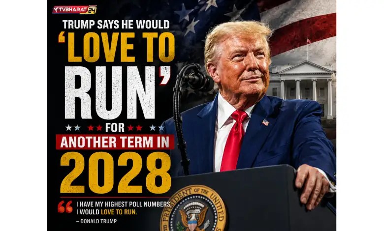 Trump says he would ‘love to run’ for another term in 2028