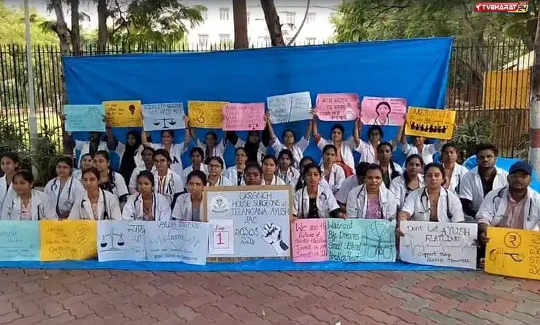 Telangana AYUSH doctors start indefinite strike for stipend hike