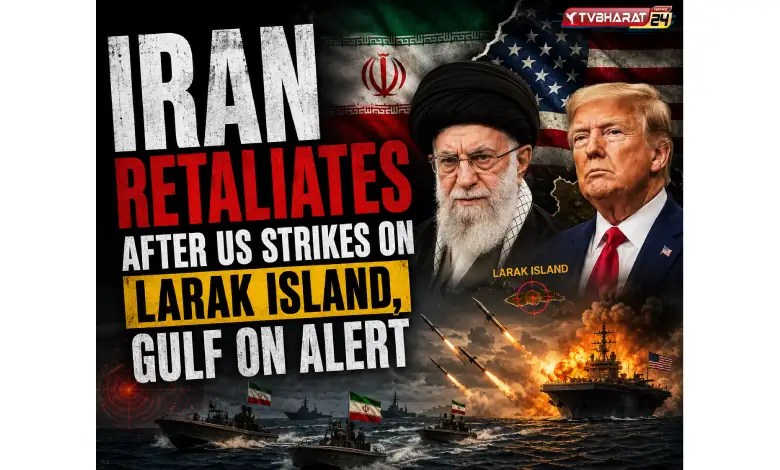 Iran retaliates after US strikes on Larak Island, Gulf on alert