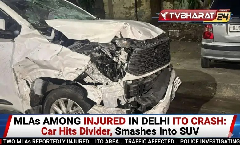 Two MLAs Among Many Injured As Car Hits Divider, Crashes Into SUV At Delhi's ITO