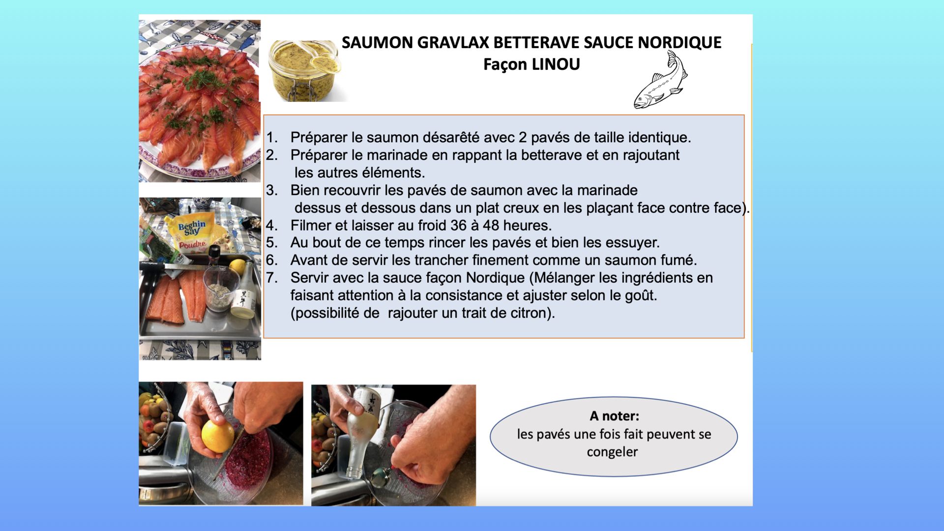 Recettes de linou numéro 2