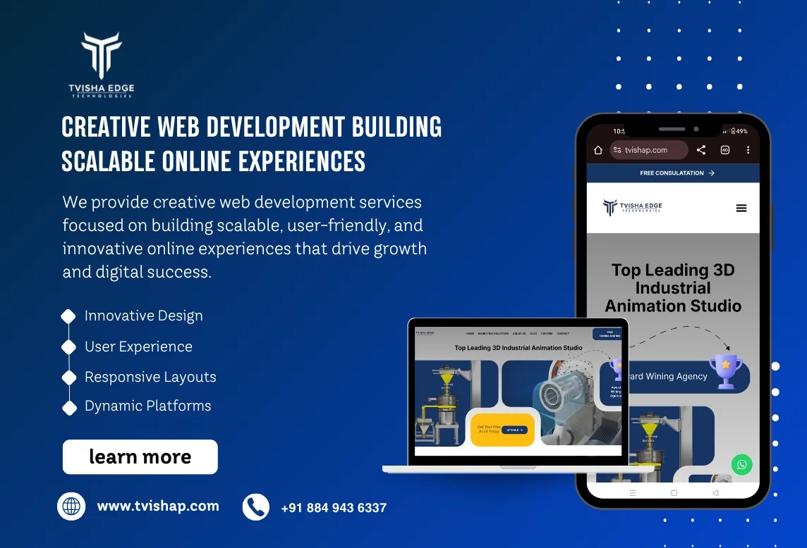 creative web development building scalable online experiences