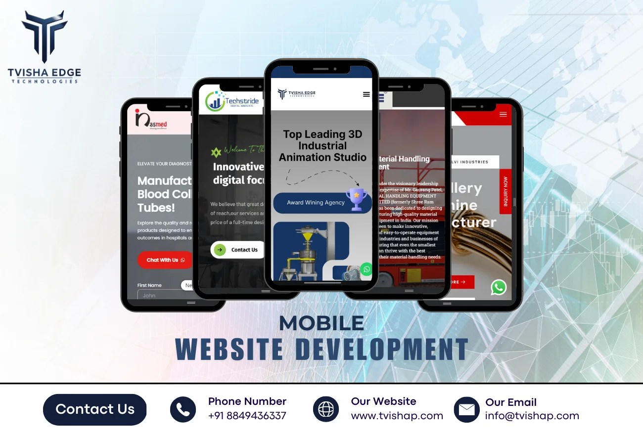 mobile website development services in dhandhuka gujarat ahmedabad india