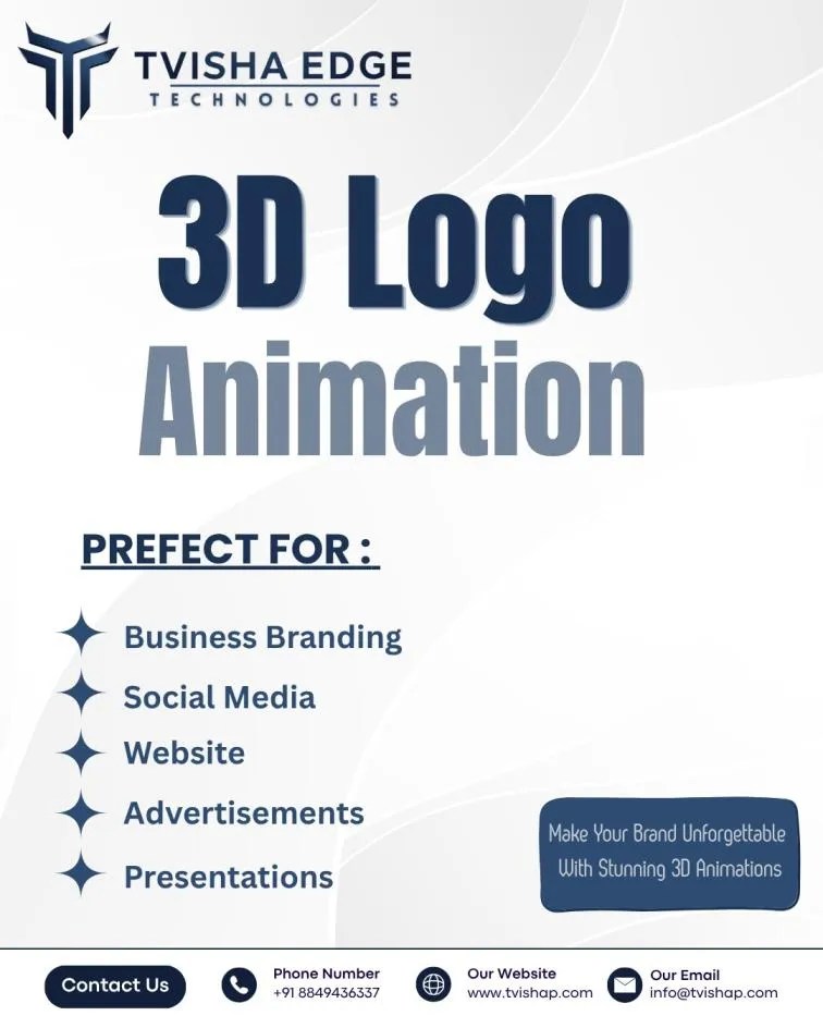 3D Logo Animations Service Comapny