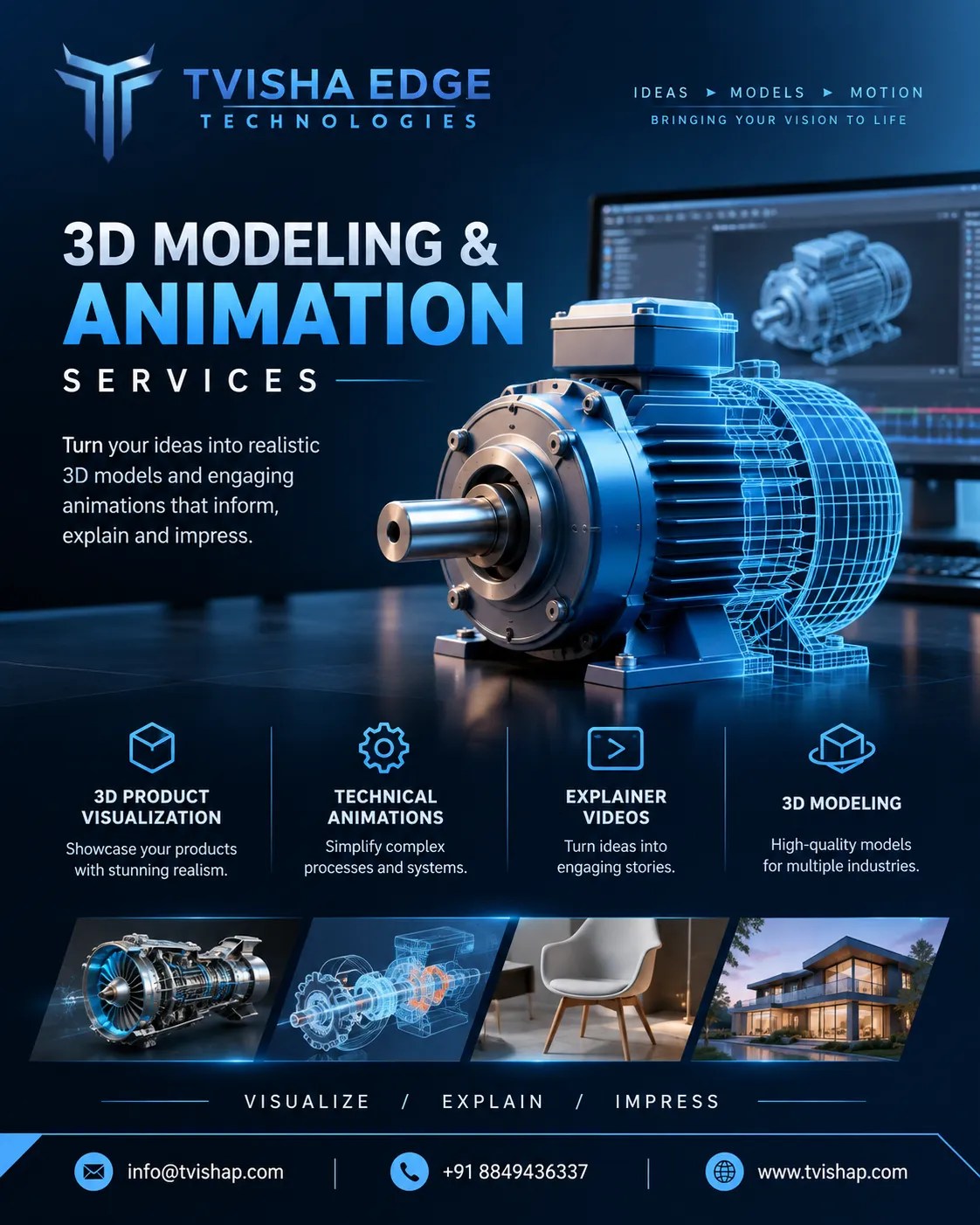 3D Modeling And Animations Services