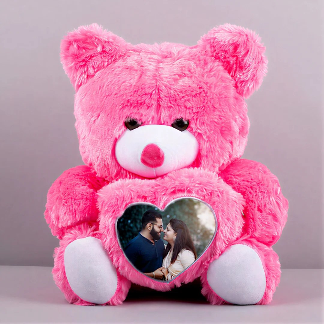 Photo Printed Teddy Bear