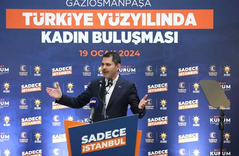 İBB Başkan Adayı Kurum 39 ilçede kadınlar ve gençler için söz verdi