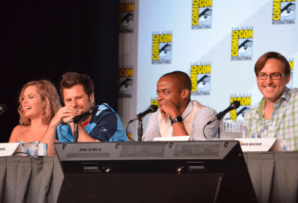 Cast of "Psych" (photo credit: Genevieve Collins)