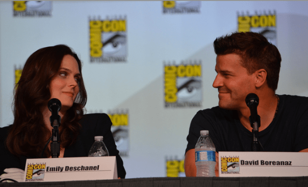 Emily Deschanel and David Boreanaz (photo credit: Genevieve Collins)