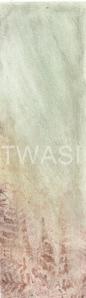 'Winter' by Elle Salt Water colour & natural ochre on paper 10.5 x 32 £90