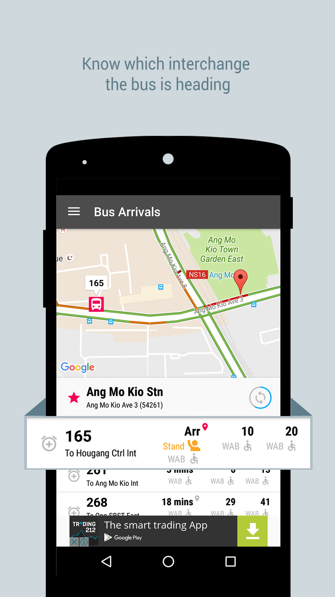 SG Nearby Buses - Bus Arrival Timings