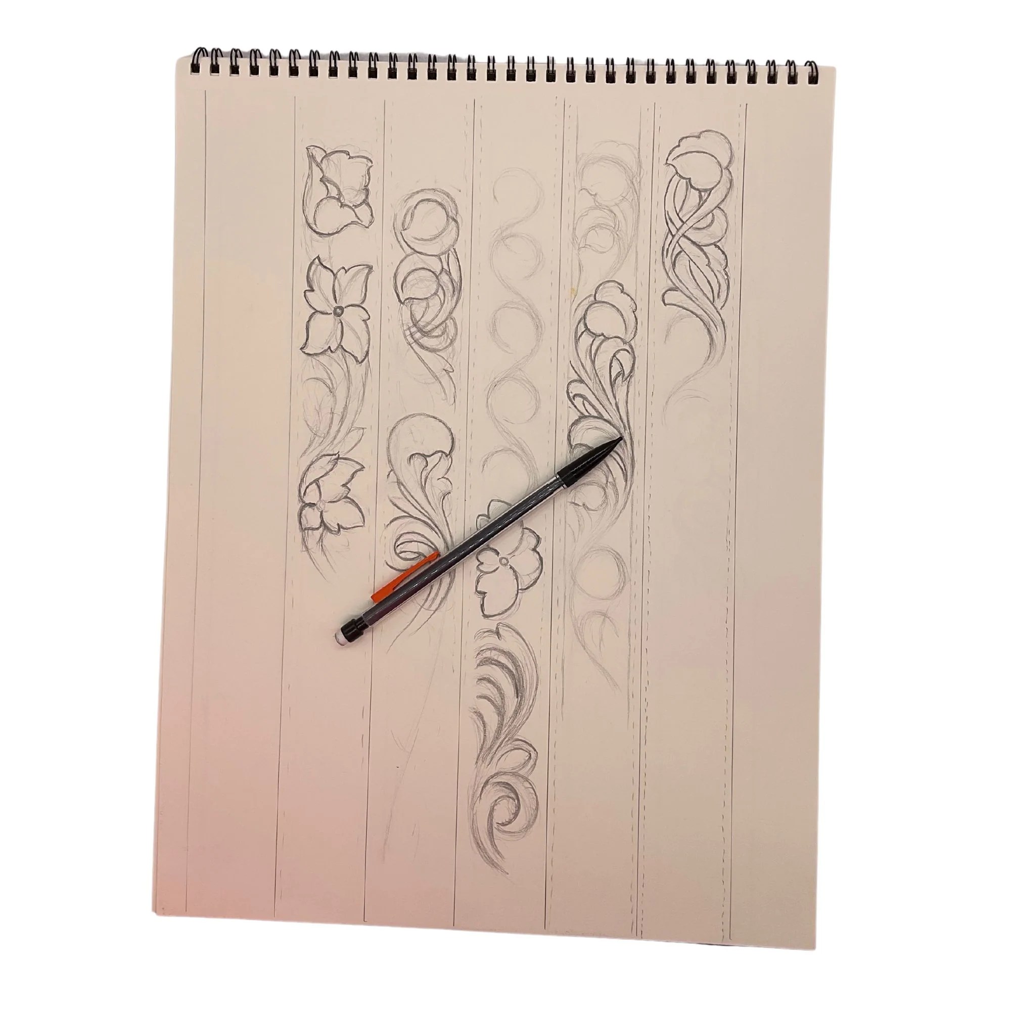 How To Draw Leather Tooling Patterns