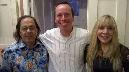 Charlie Dore, Julian Litman & Simon. Hope Hall 19/6/16