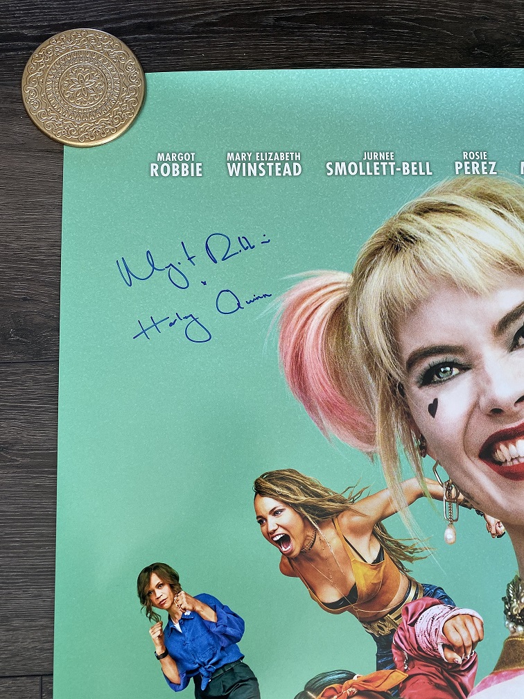 Birds of Prey Double-Sided poster B - Signed by Robbie w