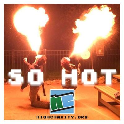 They do fire dancing at this marathon? Count me in!