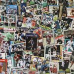 A collection of sports cards