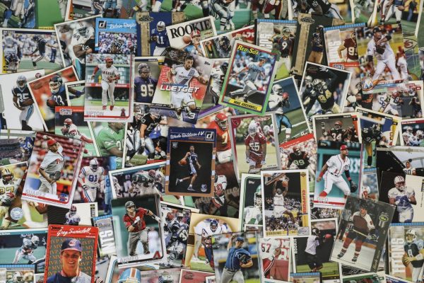 A collection of sports cards