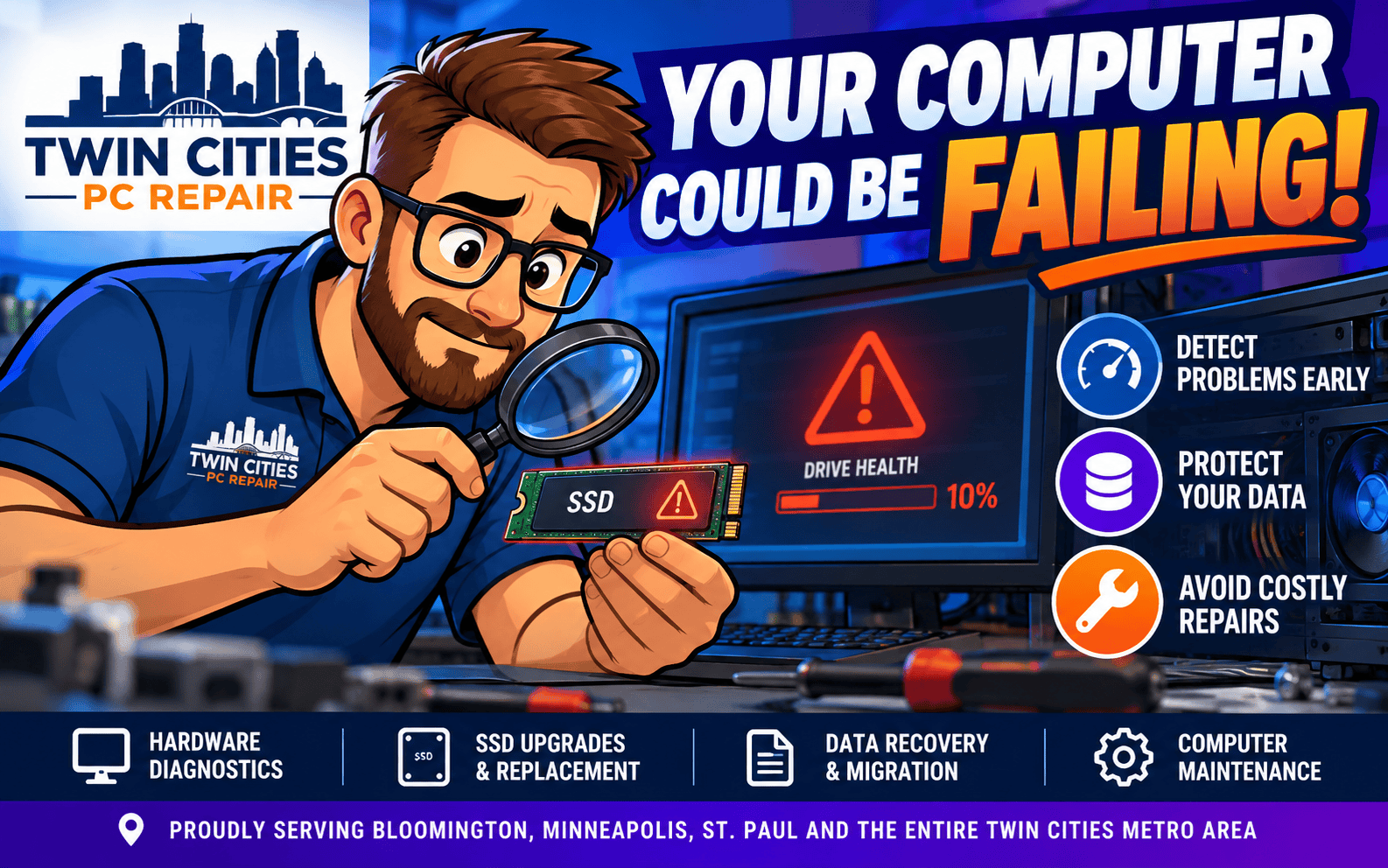 Computer Hardware Diagnostics Bloomington MN
