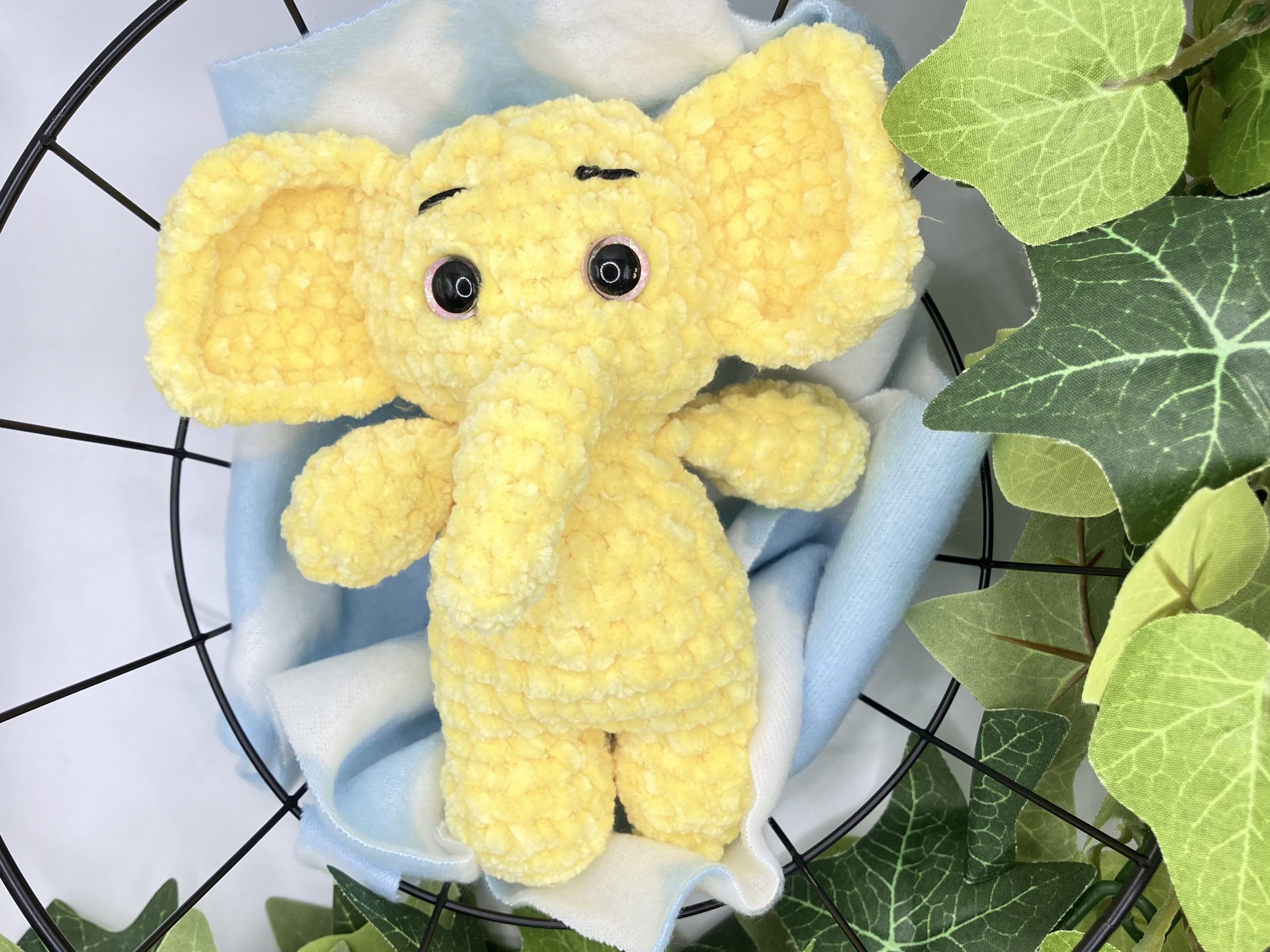 Baby crochet elephant