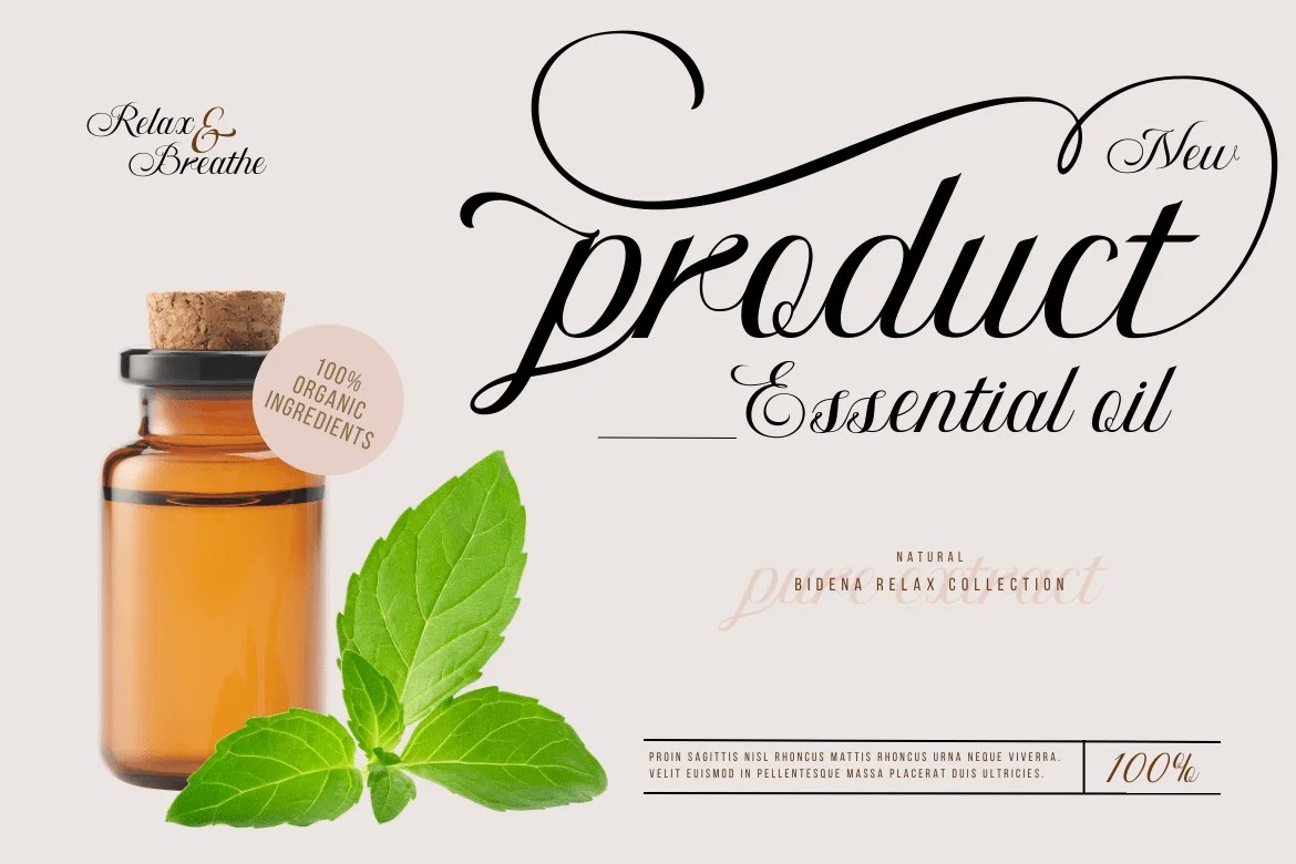 script font