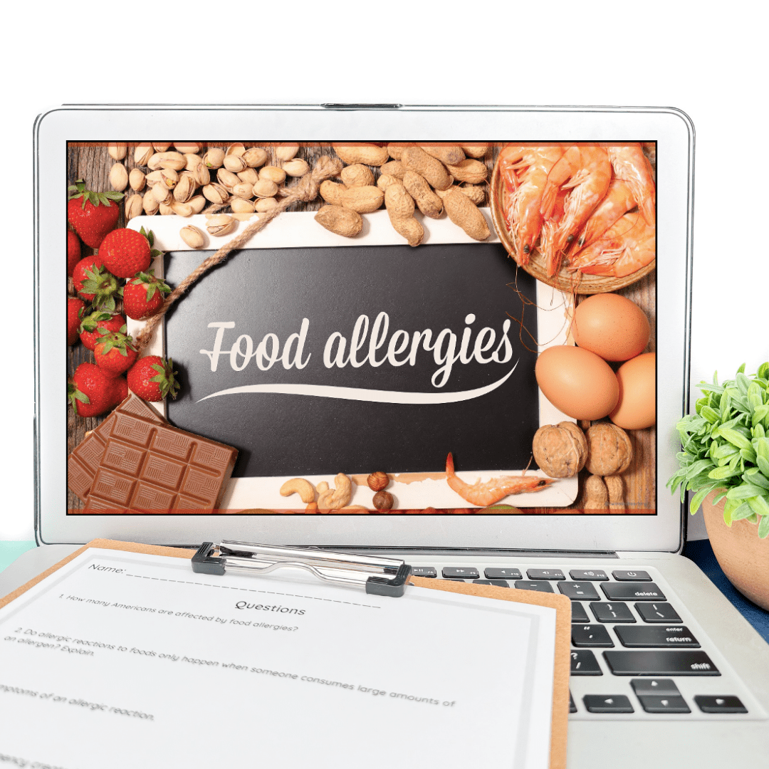 food allergies lesson plan for high school