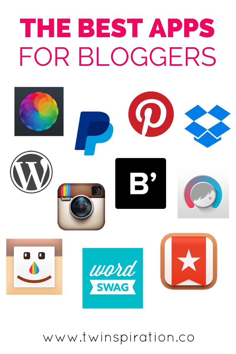 The Best Apps for Bloggers Twinspiration