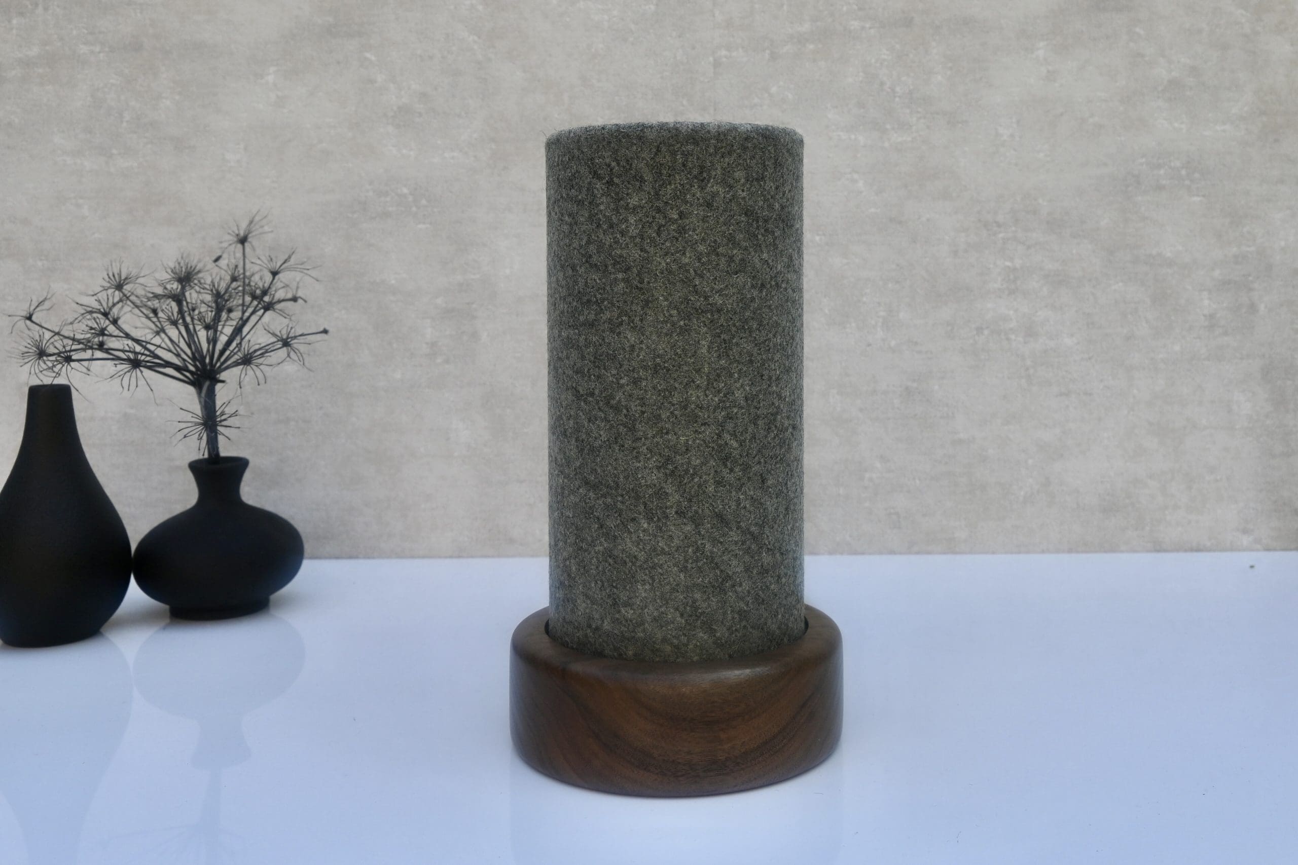 Mid century style lamp. handcrafted in the uk. made to last!