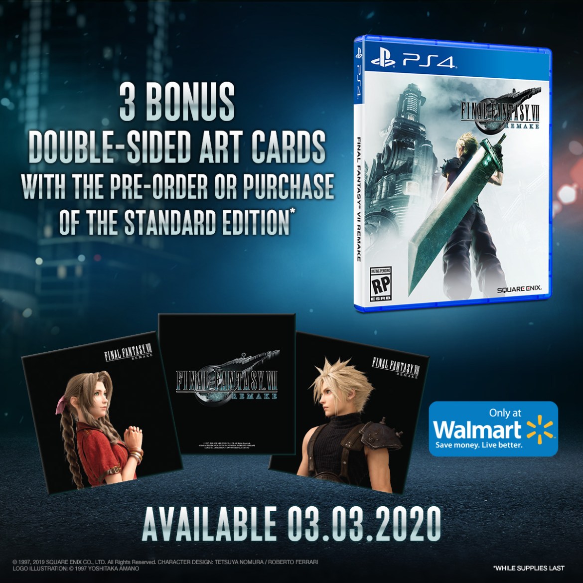 final fantasy vii remake pre-order bonuses